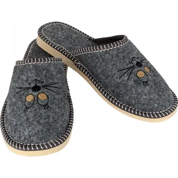Dámské pantofle Polské plstěné Pantofle , Highlander Home Slippers, Dámské bamboše Č. 41