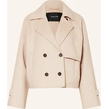Dámský kabát Opus Dámská Bunda Haili, krémová, 36