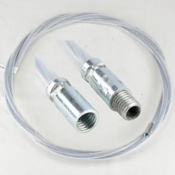 Komínová štětka Nástavec na kartáč pro nerez komíny, ocel drát+bužírka, 4m