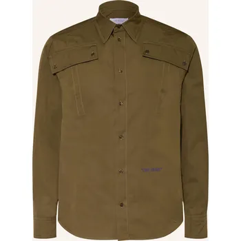 Off-White Pánská Bunda, olivová, 54