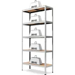 Marbo regál řada STANDARD II 200x110x50 - pozinkovaný Počet Políc: 5, Celková nosnost regálu: 1000 KG, Rozměr regálu: 200x110x50