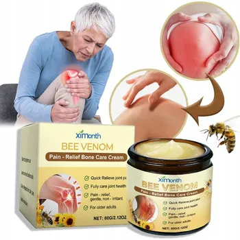 Pleťový krém PŘÍRODNÍ VČELÍ JED ÚLEVA OD BOLESTI LÉČIVÝ KRÉM NA KOSTI