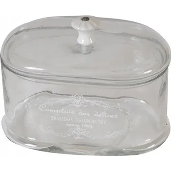 Dóza na potraviny SKLENĚNÁ KUCHYŇSKÁ DÓZA NA SLADKOSTI Antic Line
