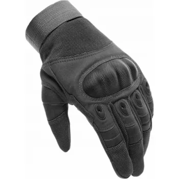 Moto rukavice Motocyklové rukavice nylonové černé Odolné s dotykovou funkcí - L