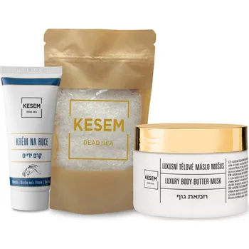 Kosmetická sada KESEM Vánoční balíček Zima –⁠⁠⁠⁠⁠⁠ teplo & vůně & hydratace 3 ks