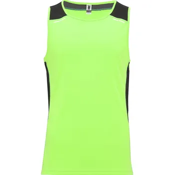 ROLY Pánské sportovní tílko Misano Velikost: S, Barva: svítivě zelená/černá (22202)