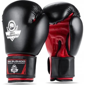 Sportovní chránič Boxerské rukavice DBX BUSHIDO ARB-407 černo-červené 6 oz