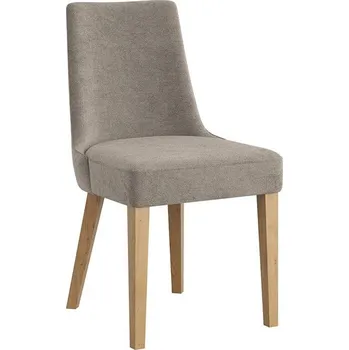 Jídelní židle Buková židle KARIN čalouněná tmavě béžová