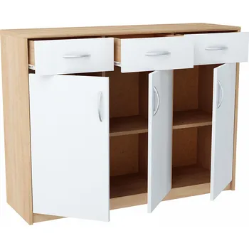 Komoda Komoda Matkam 109,3 x 35 x 85 cm dub sonoma matný