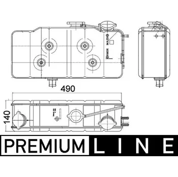 Autodíl Vyrovnávací nádoba, chladivo MAHLE CRT 36 000P