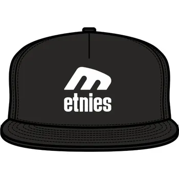Kšiltovka Etnies kšiltovka Icon E Snapback Black / White | Černá | Velikost One Size