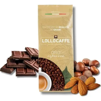 Káva Lollo Caffé Oro Espresso zrnková káva 1kg