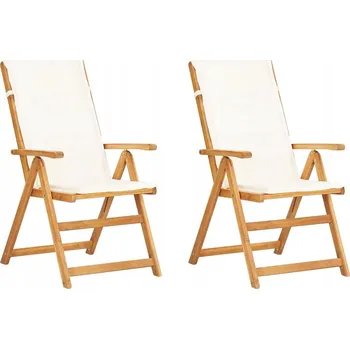 Zahradní židle VidaXL dřevěná hnědá