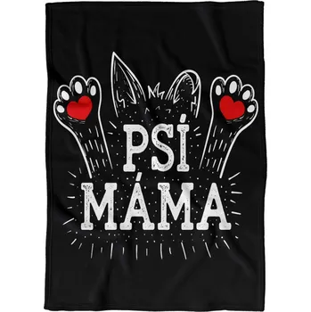 Dětská deka Deka 200 x 140 cm Psí máma - tlapky