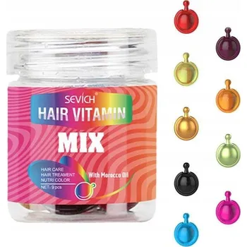Vlasová regenerace Sevich Vlasové vitamínové olejové kapsle MIX 9ks Sérum