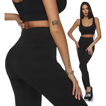 Dámské legíny Anet dámské legíny, legíny legíny s vysokým pasem, modelující postavu, klasické, dlouhé, velikost XL/XXL