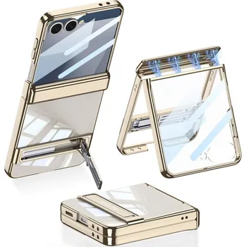 GKK 122721 GKK PHANTOM Ochranný kryt se stojanem pro Samsung Galaxy Z Flip7 5G TITANIUM GREY
