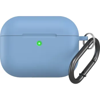 Sluchátka VSECHNONAMOBIL 122578 HOOK Silikonový obal pro Apple AirPods Pro 3 světle modrý