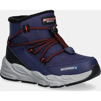 Dívčí obuv Dětské zimní boty Skechers TURBO TREAD - STORM GLIDER 406385L námořnická modř 59X, EUR 28