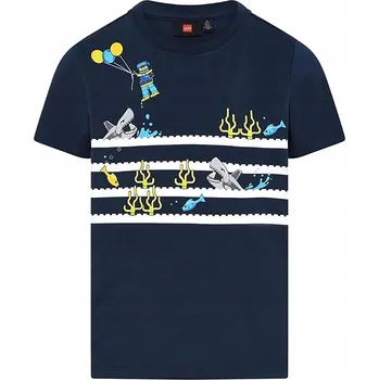 Chlapecké tričko Lego Wear dětské tričko modré bavlna velikost 104