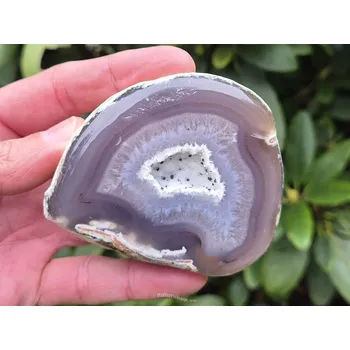 Přírodní kámen Geoda achát s dutinou 276g Brazílie