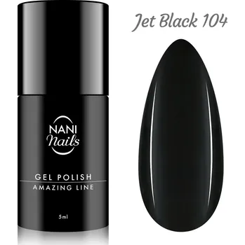 Přípravek na nehty NANI gel lak Amazing Line 5 ml - Jet Black