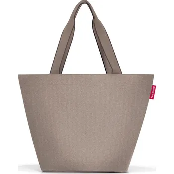 Nákupní taška přes rameno Reisenthel Shopper M Herringbone mokka