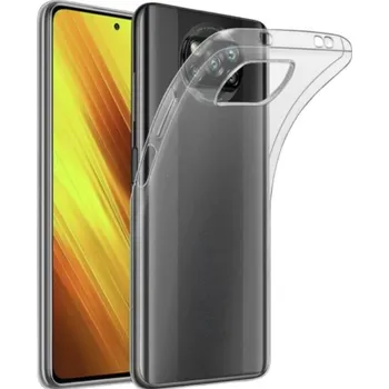 Silikonový kryt pro Xiaomi POCO X3 - Průhledný