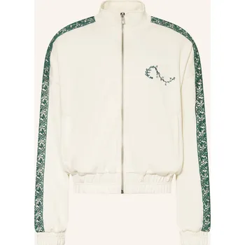 Pánská mikina Rough. Pánská Mikinová Bunda S Děrovanou Krajkou, bílá, XL