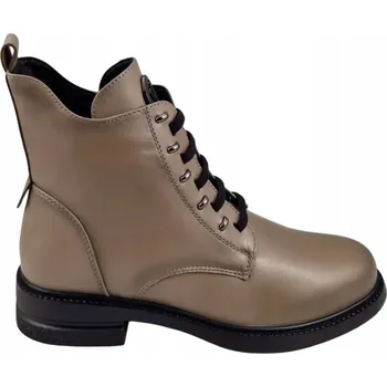 Dámská zimní obuv Dámské ploché kotníkové Kotníkové Boty VINCEZA 58578 taupe vel. 39