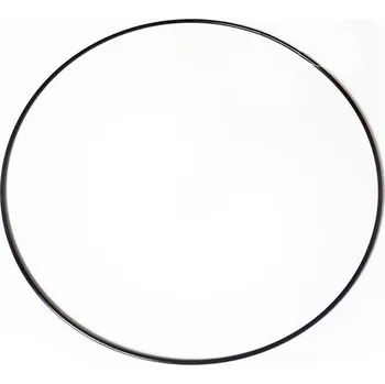 Květináč Kruh kovový, černý, Ø 50 cm