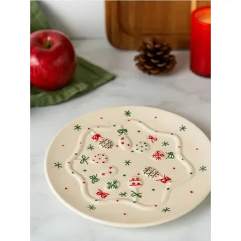 Talíř Sinsay - Talíř s vánočním motivem - vícebarevná - 500GJ-MLC - 500GJ-MLC-ONE