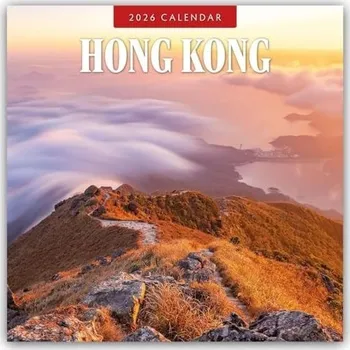 Cizojazyčná kniha Hong Kong 2026 Square Wall Calendar - Red Robin