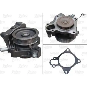Chladič motoru Vodní čerpadlo, chlazení motoru VALEO 506961