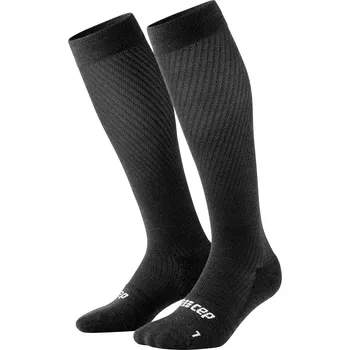Pánské ponožky CEP Kompresní kompresní podkolenky FLIGHT Pánské Velikost: V, Barvy: black