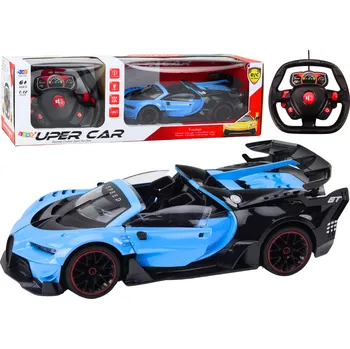RC model auta LEAN Toys Dálkově ovládané sportovní auto RC 1:12 otevírací dveře modré