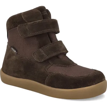 Dívčí zimní obuv Barefoot dětské zimní boty Bundgaard - Bobbie Dark Brown hnědé Velikost: 25
