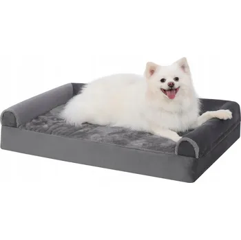 Pelíšek pro psa KSIIA Ortopedické Pelíšek Pro Malé Psy 75x47x16cm Šedé