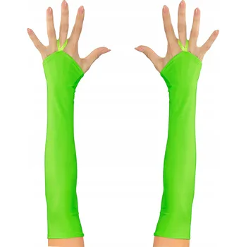 Rukavice Widmann Rukavice bez prstů zelené, styl 70., 80. a 90. let