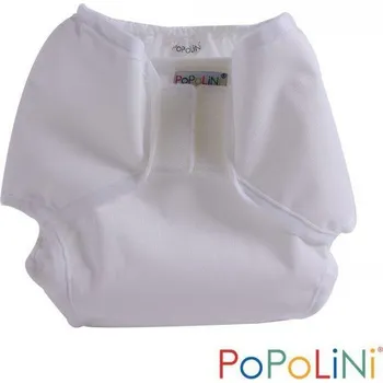Plenkové kalhoty PoPoLiNi Polyesterky PopoWrap bílé Vel. L (9 - 15 kg)