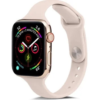 VSECHNONAMOBIL 54973 THIN Silikonový řemínek Apple Watch 8/7 (41mm) / 6 / SE / 5 / 4 (40mm) / 3 / 2 / 1 (38mm) PINK SILTY