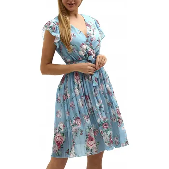 Dámské šaty Koktejlové šaty s D-look nad kolena, velikost XXL