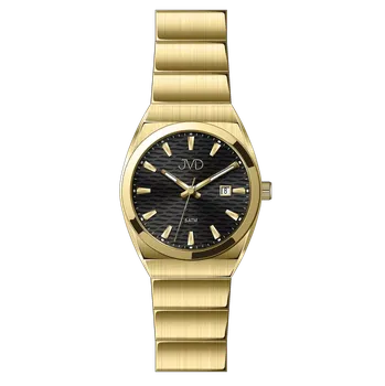 Hodinky JVD Dámské zlacené ocelové přehledné hodinky JVD J4202.3 ( )
