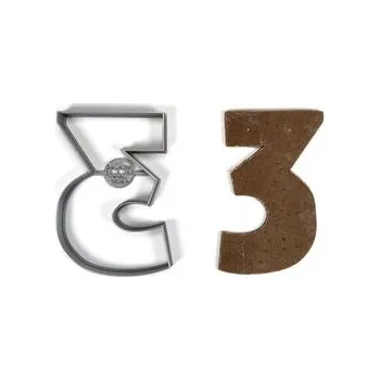 Vykrajovátko Číslo 3 (11cm) vykrajovátko/formička