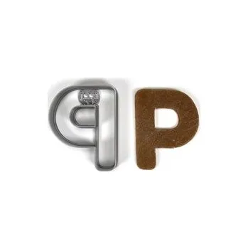 Vykrajovátko Písmeno P zaoblené hrany (7cm) vykrajovátko/formička