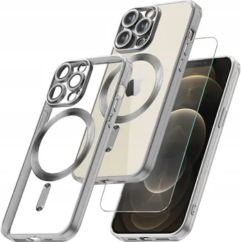 Pouzdro na mobilní telefon Zadní Kryt KrainaGSM pro Apple iPhone 12 Pro stříbrná