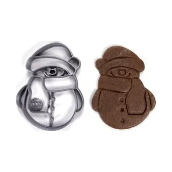 Vykrajovátko Sněhulák s čepicí a šálou vykrajovátko/formička