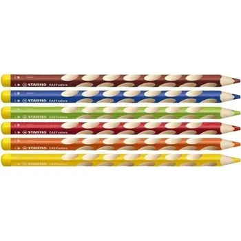 Pastelka Dětské PASTELKY pro LEVÁKY 6 barev Stabilo ERGONOMICKÉ