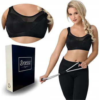 Podprsenka Sportovní podprsenka Nessa Sport Bra Černá 85K