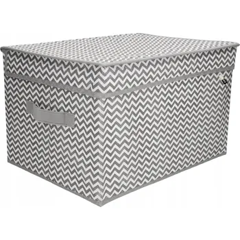 Úložný box Krabička s víkem 30x40x25, organizér na oblečení a deky